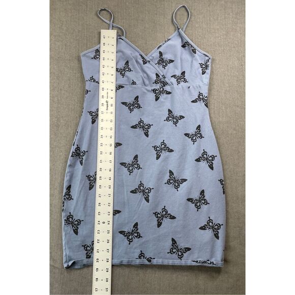 Wild Fable Butterfly Slip Dress Womens 2XL Blue Y2K Grunge Fairycore Festival - Picture 8 of 9